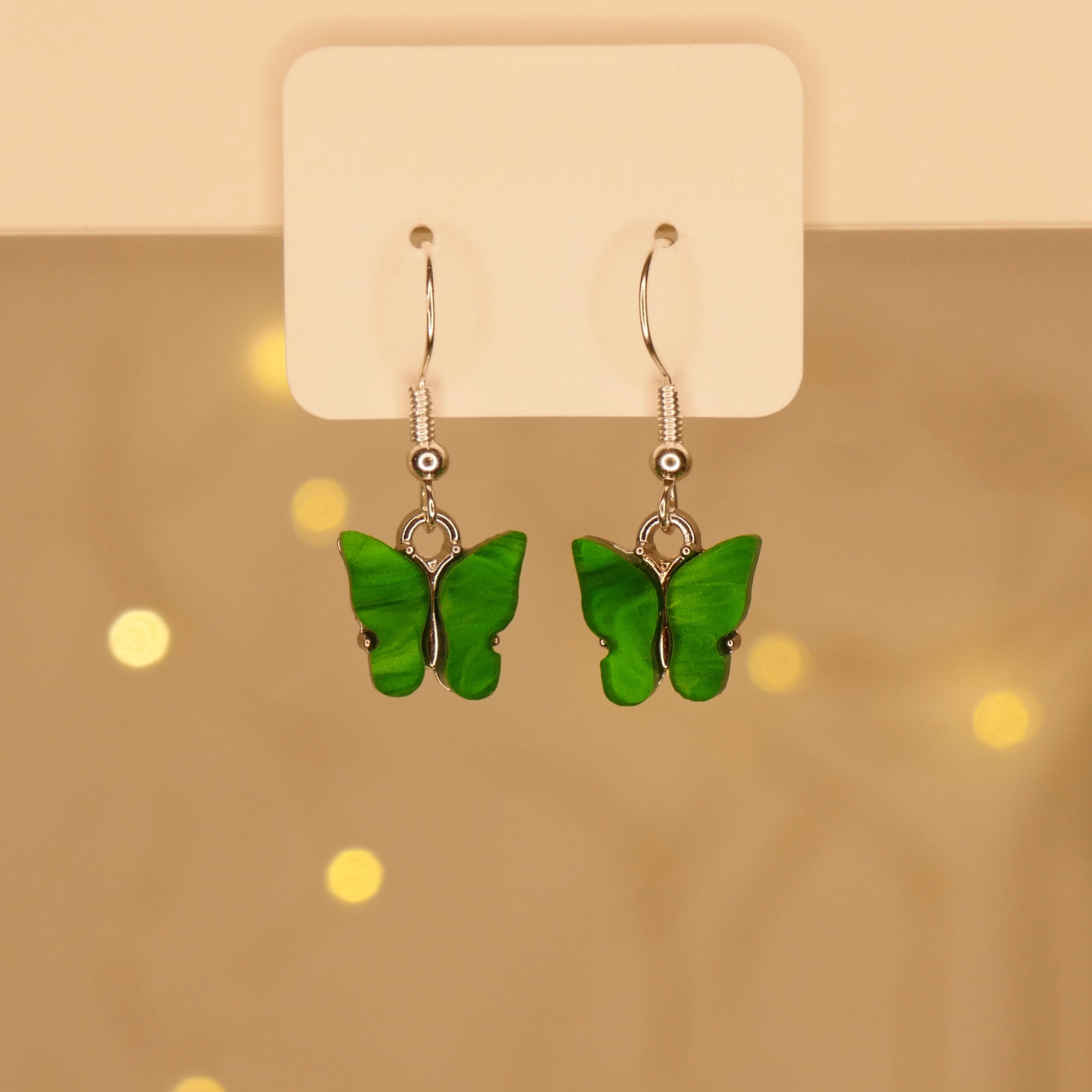 Butterfly Earrings SILVER - hellinita